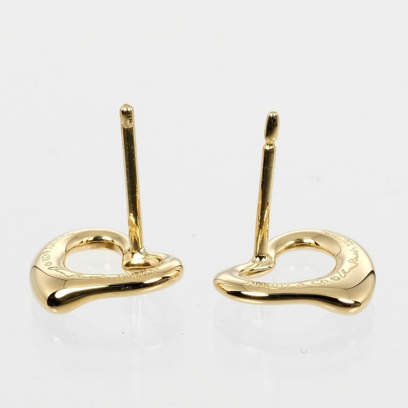 TIFFANY Gold Heart Earrings - Picture 5 of 8